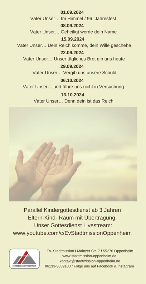 Predigtreihe - Vater Unser