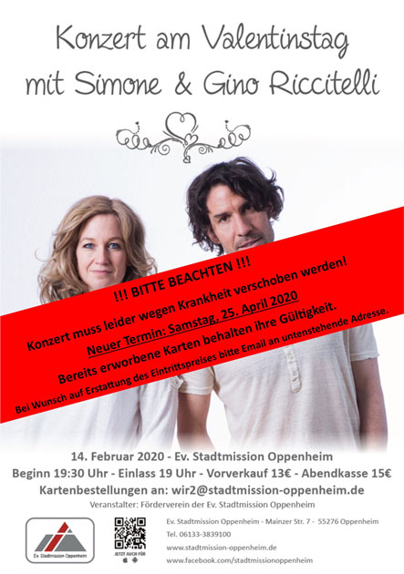 Konzert am Valentinstag 2020 ::: Riccitelli