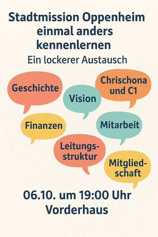 Stadtmission Oppenheim Kennenlernen - 6. Oktober 2025
